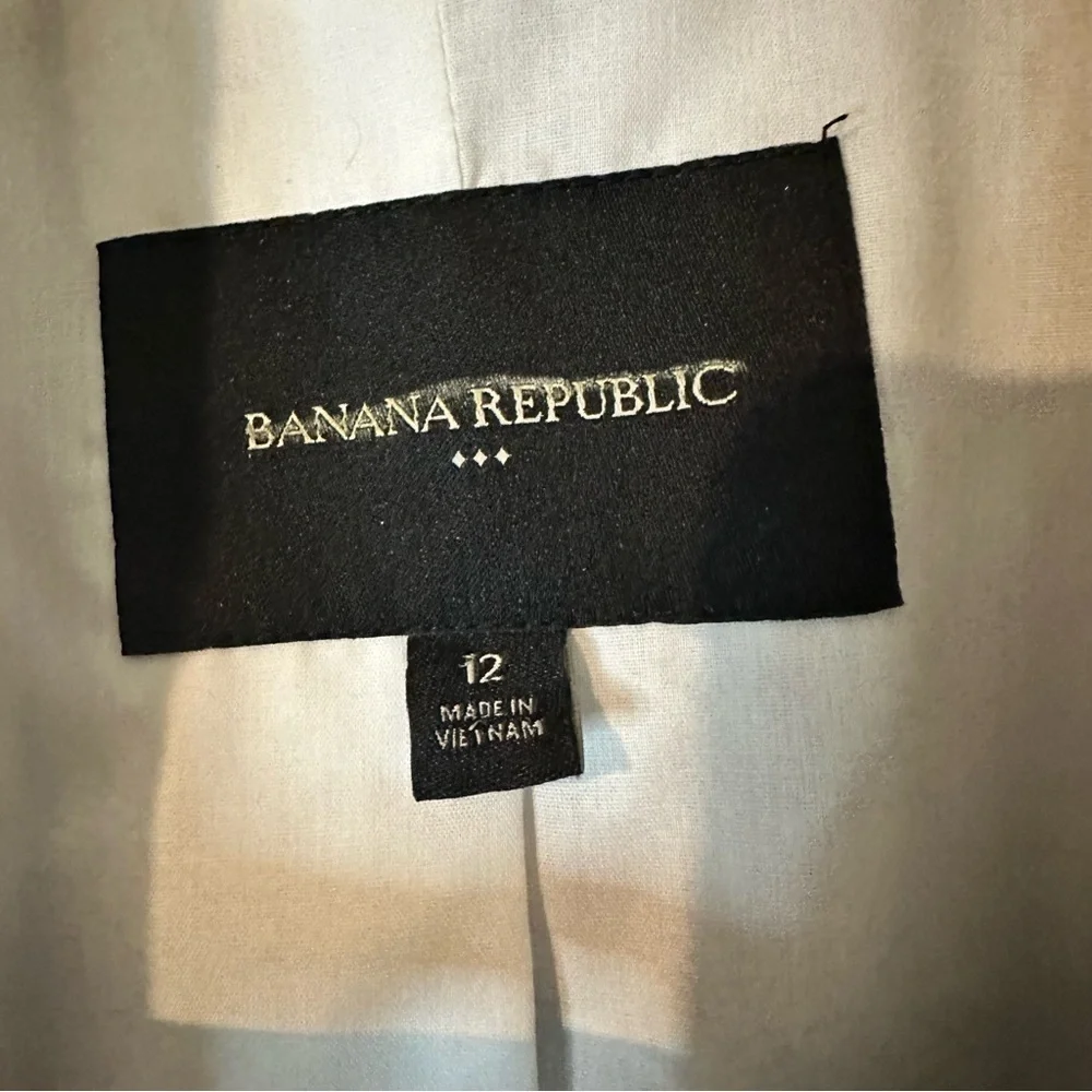 Banana Republic Blue and White Striped Blazer - Picture 10 of 12